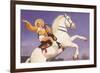 Bare-Legged Horsewoman-null-Framed Premium Giclee Print