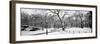 Bare Trees During Winter in a Park, Central Park, Manhattan, New York City, New York State, USA-null-Framed Photographic Print