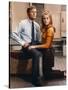 BAREFOOT IN THE PARK, 1967 directed by GENE SACHS Robert Redford and Jane Fonda (photo)-null-Stretched Canvas