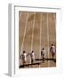 Barefoot Runners Wearing Tunics-null-Framed Photographic Print