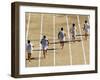 Barefoot Runners Wearing Tunics-null-Framed Photographic Print