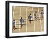 Barefoot Runners Wearing Tunics-null-Framed Photographic Print