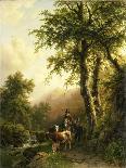 Italian Landscape, Barend Cornelis Koekkoek-Barend Cornelis Koekkoek-Art Print