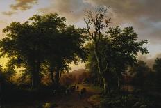 Wooded Landscape-Barend Cornelis Koekkoek-Giclee Print