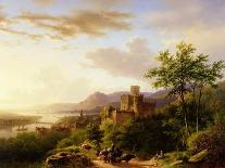 View over Heidelberg, 1837-Barend Cornelis Koekkoek-Framed Giclee Print