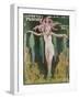 Barfoot Showgirl Dancing an Underwater Dance - Not Quite a Mermaid, More of an Octopus!-null-Framed Art Print