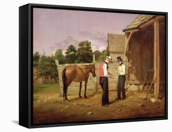 Bargaining for a Horse, 1835-William Sidney Mount-Framed Stretched Canvas