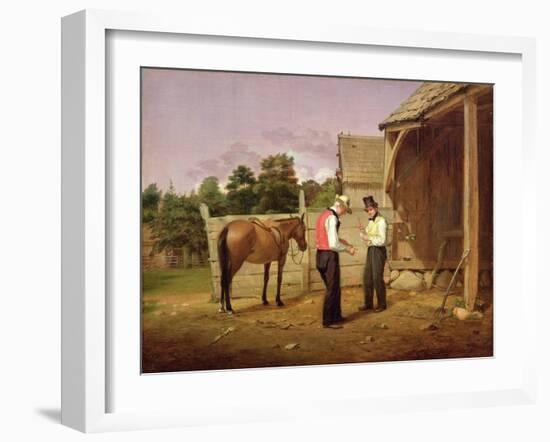 Bargaining for a Horse, 1835-William Sidney Mount-Framed Giclee Print