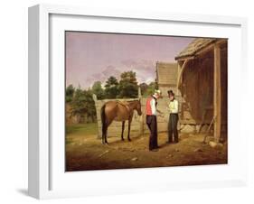 Bargaining for a Horse, 1835-William Sidney Mount-Framed Giclee Print