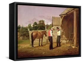 Bargaining for a Horse, 1835-William Sidney Mount-Framed Stretched Canvas
