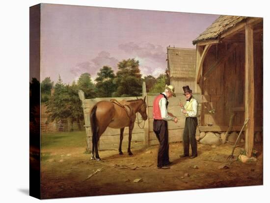 Bargaining for a Horse, 1835-William Sidney Mount-Stretched Canvas