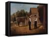 Bargaining for a Horse, 1850-1855-Horace Bundy-Framed Stretched Canvas