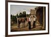 Bargaining for a Horse-William Sidney Mount-Framed Art Print