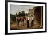 Bargaining for a Horse-William Sidney Mount-Framed Art Print