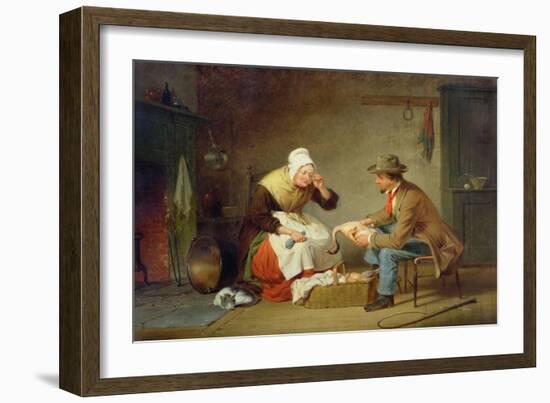 Bargaining (The Christmas Turkey) C.1858-Francis William Edmonds-Framed Giclee Print