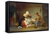 Bargaining (The Christmas Turkey) C.1858-Francis William Edmonds-Framed Stretched Canvas