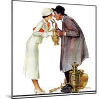 "Bargaining with Antique Dealer", May 19,1934-Norman Rockwell-Mounted Premium Giclee Print