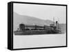 Barge Arriving at Alcatraz-null-Framed Stretched Canvas