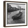Barge "Castlenock", the "Guinness Navy", Sailing Down River Liffey with Hogsheads of Guinness Stout-David Scherman-Framed Photographic Print