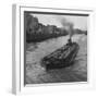 Barge "Castlenock", the "Guinness Navy", Sailing Down River Liffey with Hogsheads of Guinness Stout-David Scherman-Framed Photographic Print