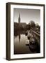 Barge Mooring-Tim Kahane-Framed Photographic Print