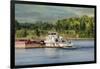 Barge on the River 2-Jai Johnson-Framed Giclee Print