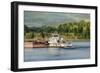 Barge on the River 2-Jai Johnson-Framed Giclee Print