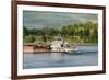 Barge on the River 2-Jai Johnson-Framed Giclee Print