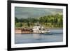 Barge on the River 2-Jai Johnson-Framed Giclee Print