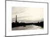 Barge on the River Seine with Views of the Eiffel Tower and Alexandre III Bridge - Paris - France-Philippe Hugonnard-Mounted Premium Giclee Print