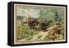 Barge-null-Framed Stretched Canvas