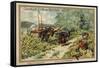 Barge-null-Framed Stretched Canvas