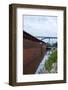 Barges and Bridge in Saint Paul-jrferrermn-Framed Photographic Print