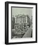 Barges and Goods in Front of Fishmongers Hall, Seen from London Bridge, 1912-null-Framed Photographic Print