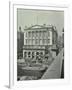 Barges and Goods in Front of Fishmongers Hall, Seen from London Bridge, 1912-null-Framed Photographic Print