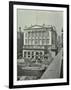 Barges and Goods in Front of Fishmongers Hall, Seen from London Bridge, 1912-null-Framed Photographic Print