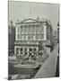 Barges and Goods in Front of Fishmongers Hall, Seen from London Bridge, 1912-null-Mounted Photographic Print