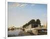 Barges at a Mooring-Scandinavian-Framed Giclee Print