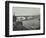 Barges at Bankside, Looking Upstream Towards Southwark Bridge, London, 1913-null-Framed Photographic Print