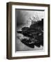 Barges Moored at Hays Wharf-null-Framed Photographic Print