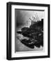 Barges Moored at Hays Wharf-null-Framed Photographic Print