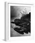 Barges Moored at Hays Wharf-null-Framed Photographic Print