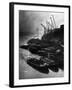 Barges Moored at Hays Wharf-null-Framed Photographic Print