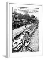 Barges of Paul Poiret at the Exposition Des Arts Décoratifs, Paris, 1925-null-Framed Photographic Print