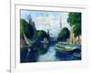 Barges on a Canal at Rotterdam, 1908-Maximilien Luce-Framed Giclee Print