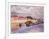 Barges on the Loing at Saint-Mammès, 1885-Alfred Sisley-Framed Giclee Print