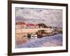 Barges on the Loing at Saint-Mammès, 1885-Alfred Sisley-Framed Giclee Print