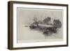 Barges on the Medway-null-Framed Giclee Print