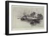 Barges on the Medway-null-Framed Giclee Print