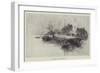 Barges on the Medway-null-Framed Giclee Print